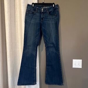 American Eagle Women's Artist Jeans, Western, Flare, Size 10 Long